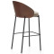 Барный стул La Forma EAMY C0600001HE033 Бежевый-коричневый-3-thumb