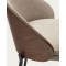 Барний стілець La Forma EAMY C0600001HE033 Бежево-коричневий-6-thumb