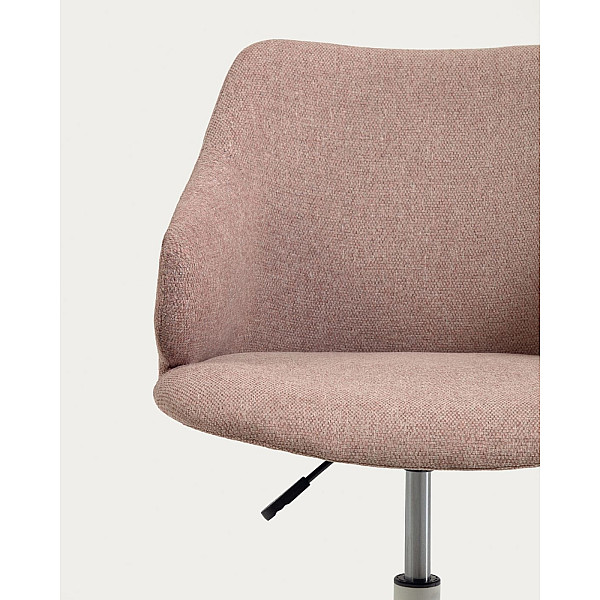 Стул на колесиках La Forma Einara CC2261GR24 Розовый-12