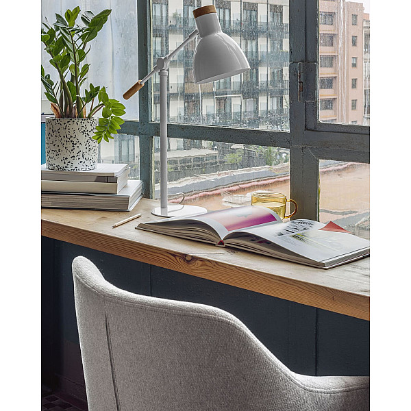 Стілець на коліщатках La Forma Einara CC2261GR39 Світло-сірий-4