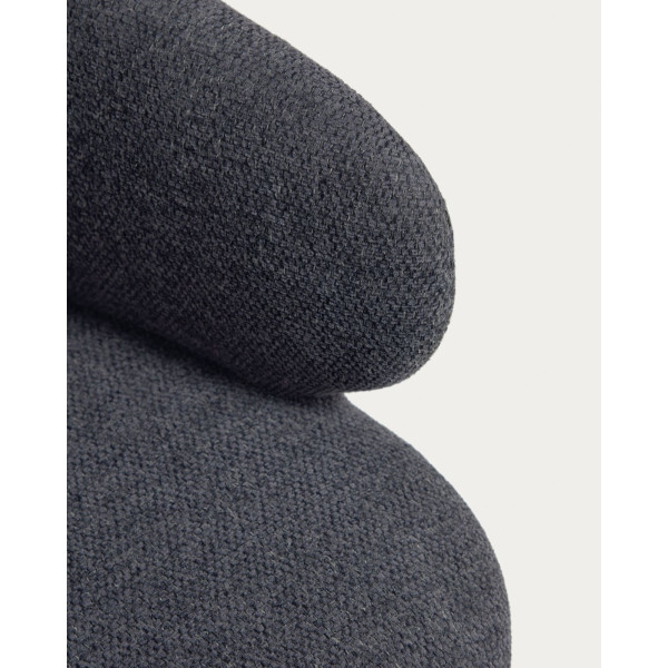 Стул на колесиках La Forma Einara Темно-серый-6