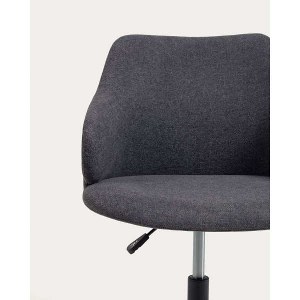 Стул на колесиках La Forma Einara Темно-серый-4