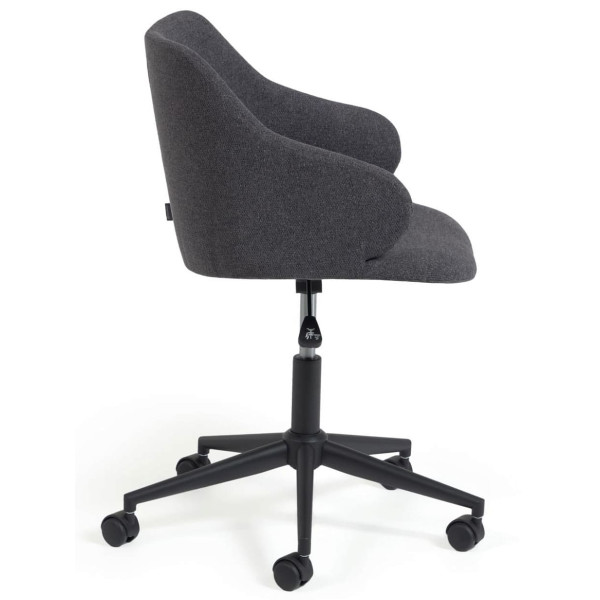 Стул на колесиках La Forma Einara Темно-серый-2