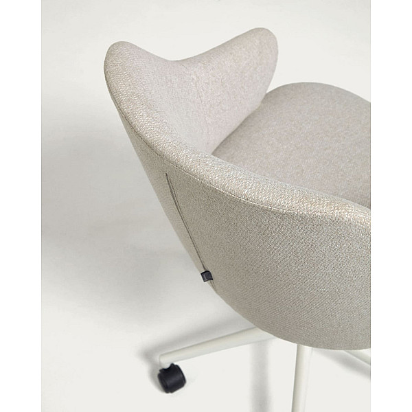 Стілець на коліщатках La Forma Einara CC2261GR39 Світло-сірий-11