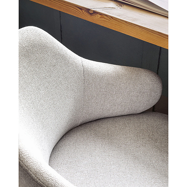 Стілець на коліщатках La Forma Einara CC2261GR39 Світло-сірий-13