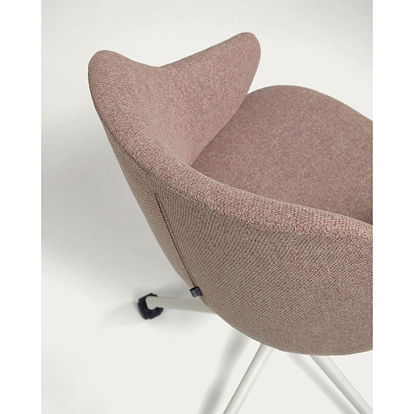 Стул на колесиках La Forma Einara CC2261GR24 Розовый-13