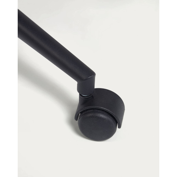 Стул на колесиках La Forma Einara Темно-серый-7