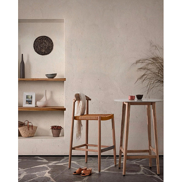 Барный стул La Forma GLYNIS Бежевый-1