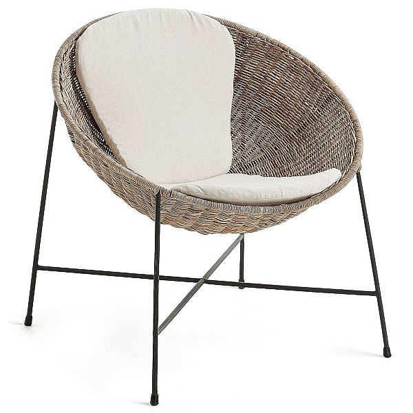 Крісло з ротанга La Forma KATHRYN CC0815FN46-0