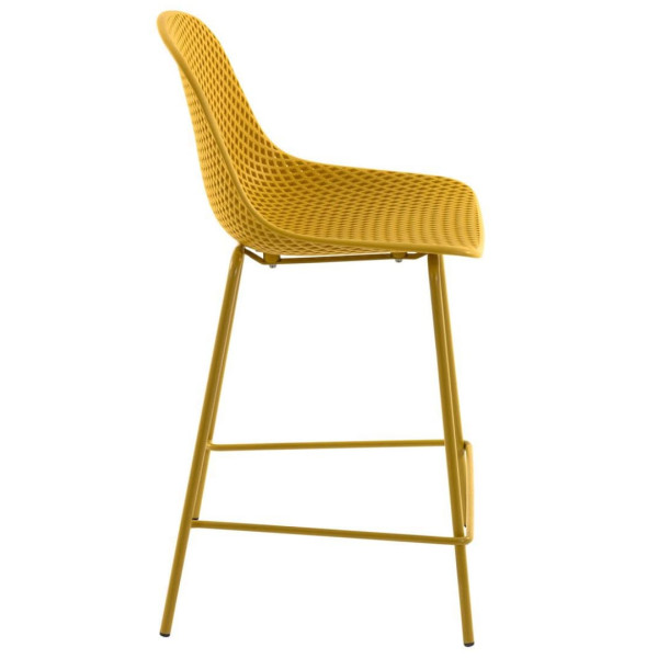 Полубарный стул La Forma Quinby Желтый-2