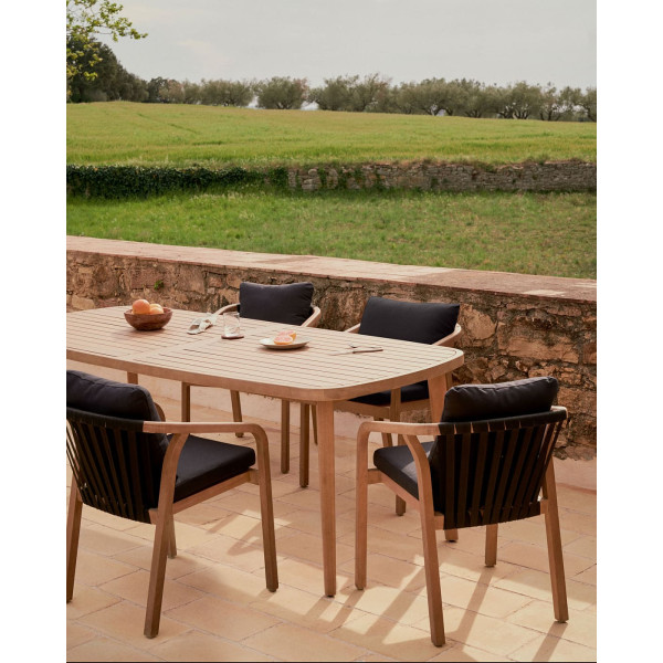 Стілець La Forma MALARET J0600049JJ01 Чорний-2