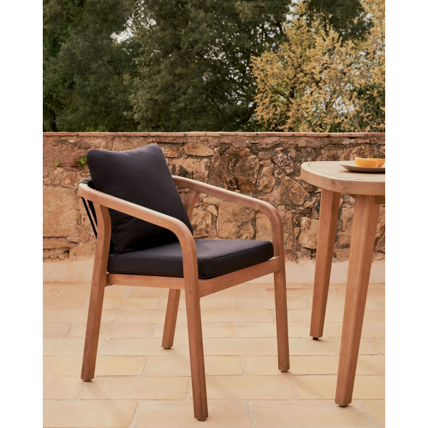 Стілець La Forma MALARET J0600049JJ01 Чорний-1