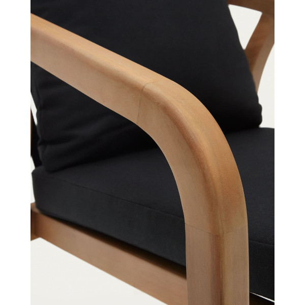 Стілець La Forma MALARET J0600049JJ01 Чорний-8