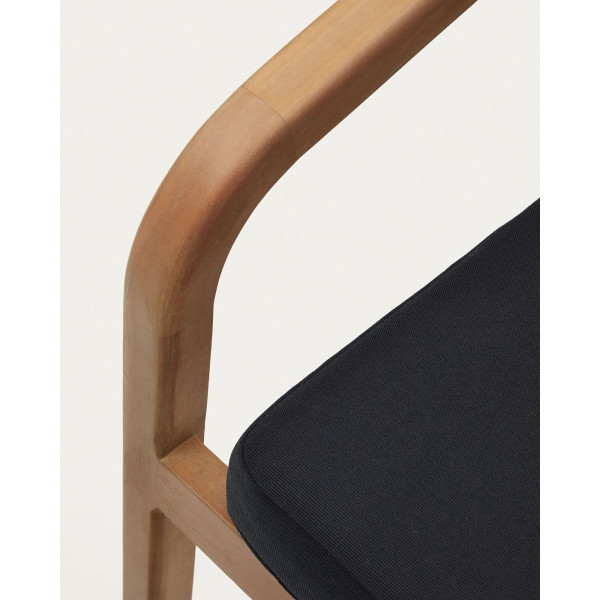 Стілець La Forma MALARET J0600049JJ01 Чорний-9