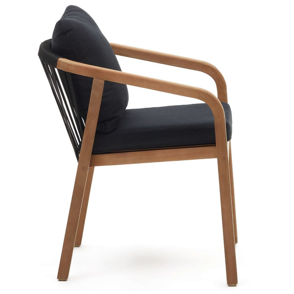 Стілець La Forma MALARET J0600049JJ01 Чорний-4