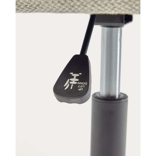 Стул на колесиках La Forma Madina Светло-серый-8