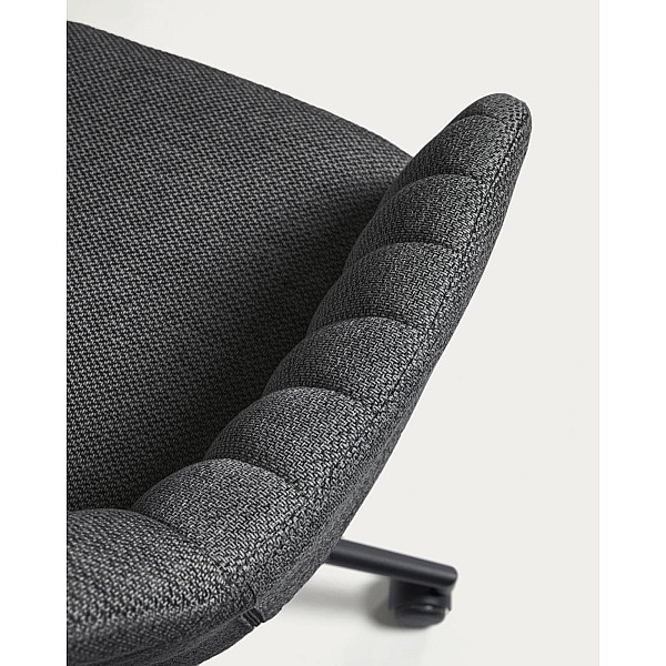 Стул на колесиках La Forma Madina Темно-серый-7