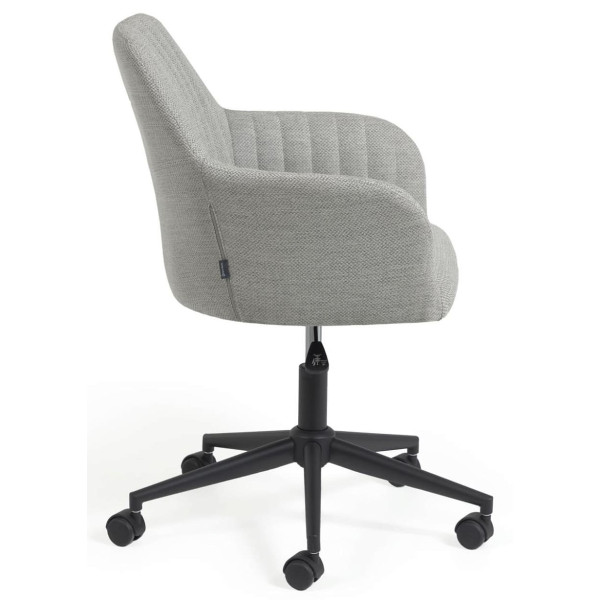 Стул на колесиках La Forma Madina Светло-серый-2