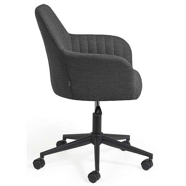 Стул на колесиках La Forma Madina Темно-серый-3