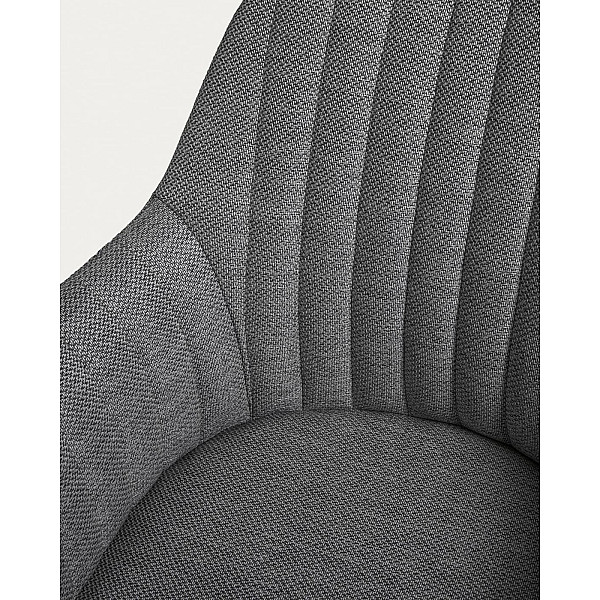 Стул на колесиках La Forma Madina Темно-серый-8