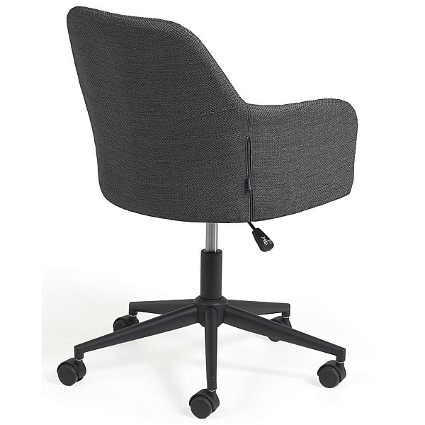 Стул на колесиках La Forma Madina Темно-серый-4