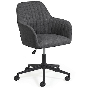 Стілець на коліщатках La Forma Madina Темно-сірий