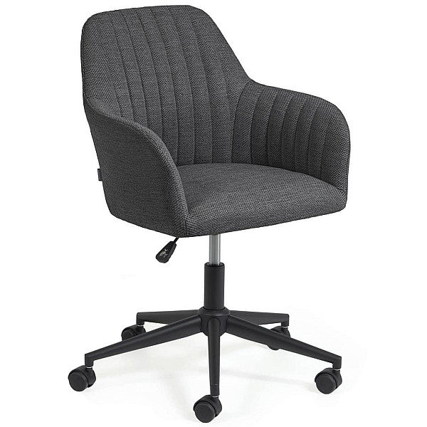 Стул на колесиках La Forma Madina Темно-серый-0