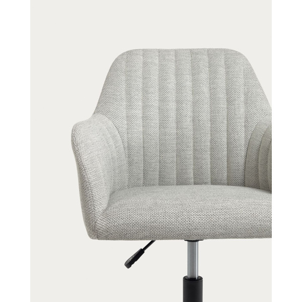 Стул на колесиках La Forma Madina Светло-серый-4