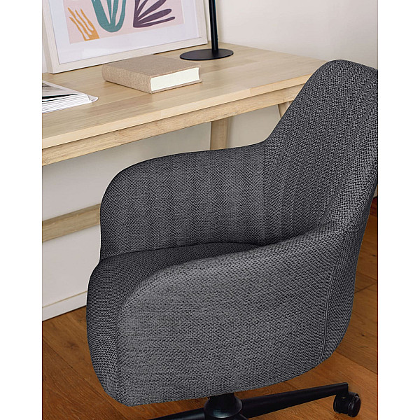 Стул на колесиках La Forma Madina Темно-серый-2