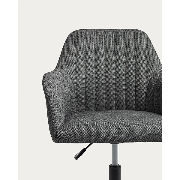 Стул на колесиках La Forma Madina Темно-серый-5