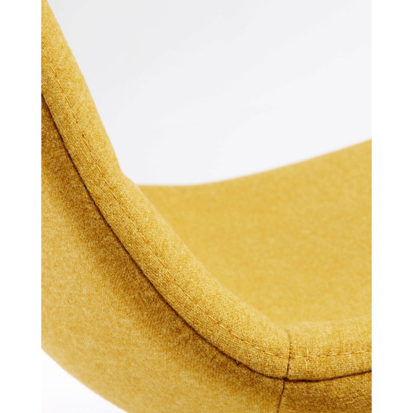 Напівбарний стілець La Forma NILSON Жовтий-4
