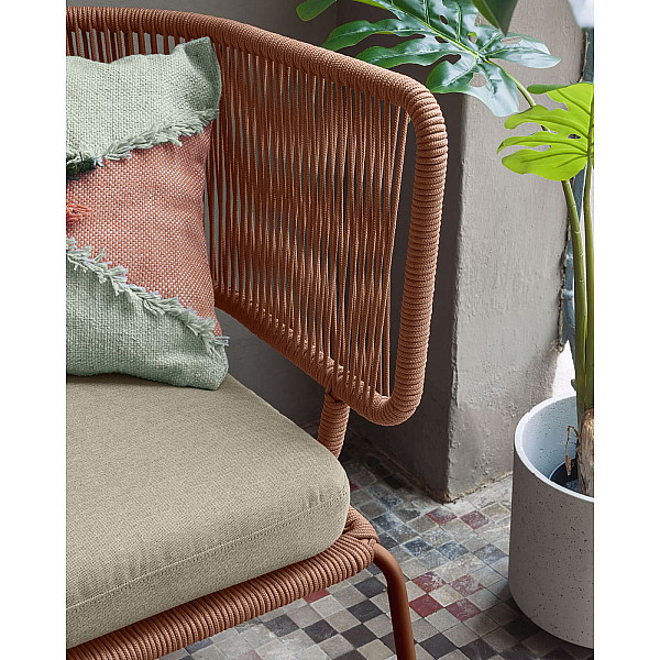 Кресло La Forma Nadin S736J86 Терракотовый-4