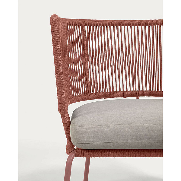 Кресло La Forma Nadin S736J86 Терракотовый-8