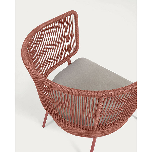 Кресло La Forma Nadin S736J86 Терракотовый-9