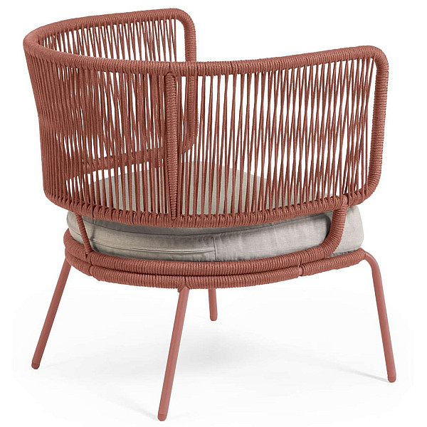 Кресло La Forma Nadin S736J86 Терракотовый-7