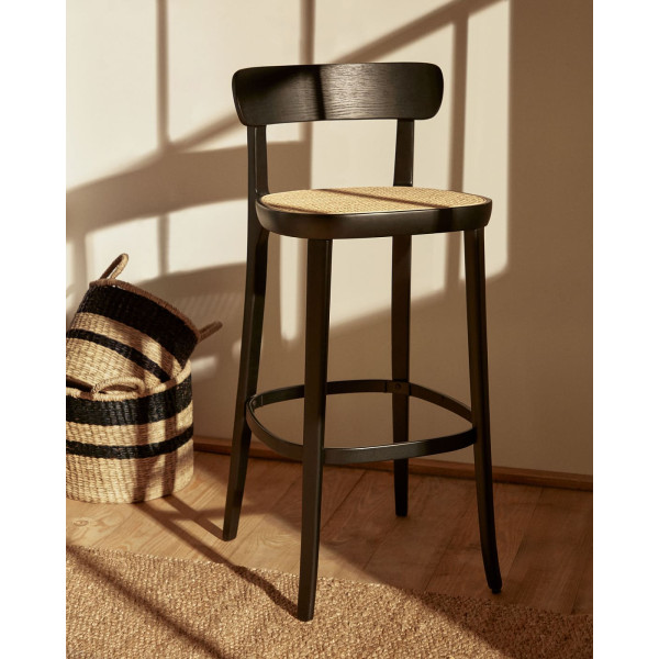 Барний стілець La Forma ROMANE CC6902FN01 Чорний-1