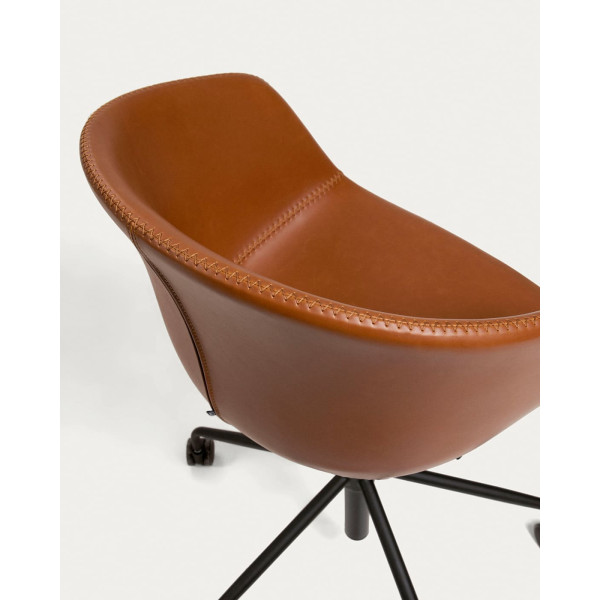 Стілець на коліщатках La Forma ZADINE Коричневий-6