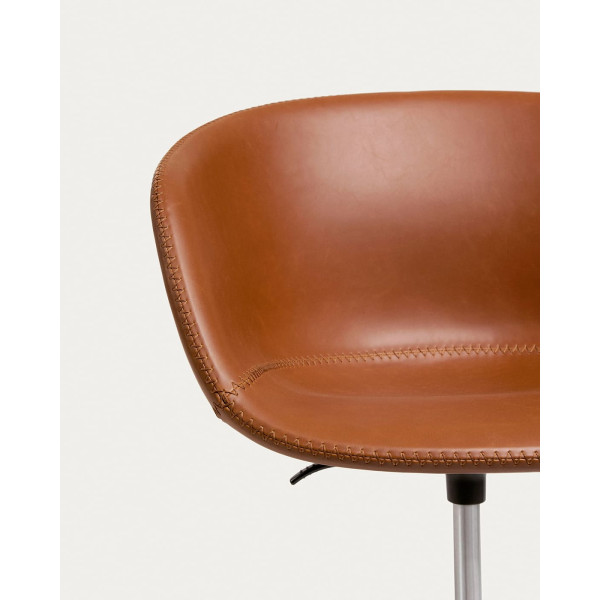 Стілець на коліщатках La Forma ZADINE Коричневий-5