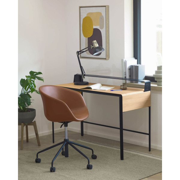 Стілець на коліщатках La Forma ZADINE Коричневий-1