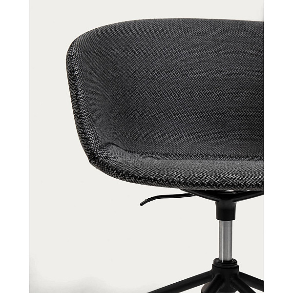 Стілець на коліщатках La Forma ZADINE Темно-сірий-6