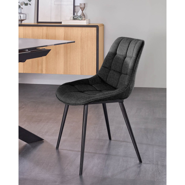 Стул La Forma ADAH CC0248VD15 Темно-серый-1