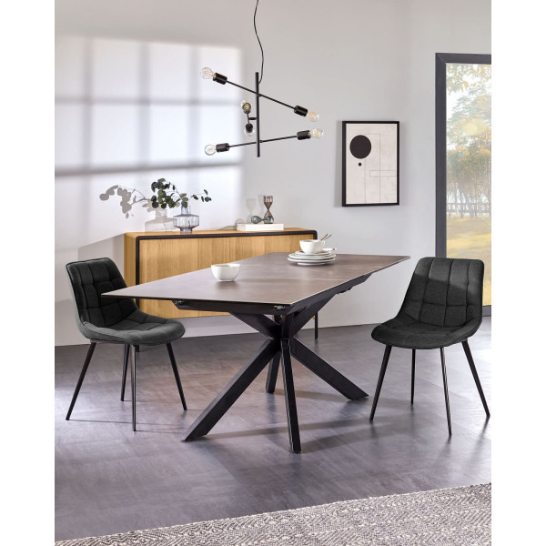 Стул La Forma ADAH CC0248VD15 Темно-серый-2