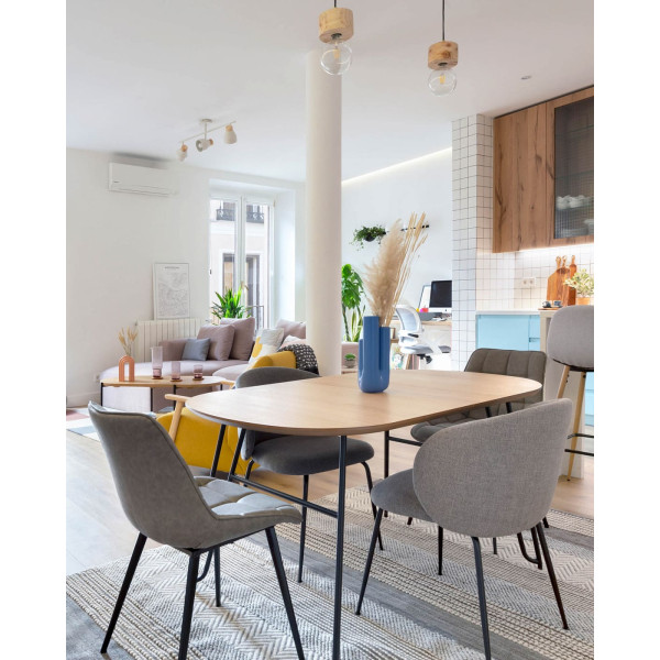 Стілець La Forma ADAH CC0248UE85 Сіро-бежевий-4