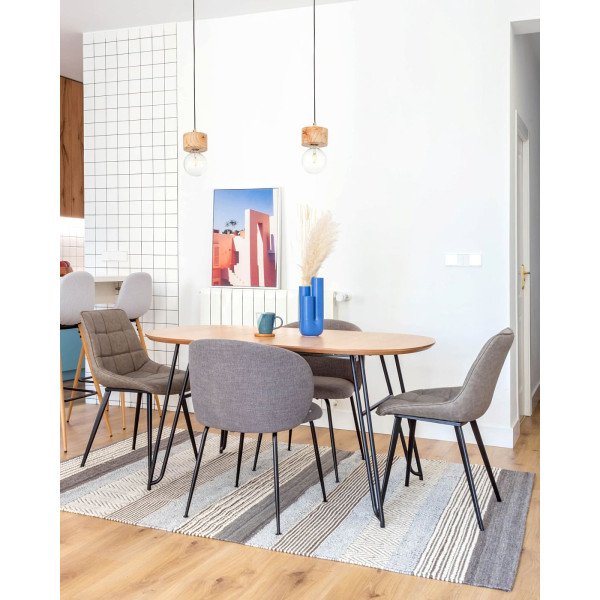 Стілець La Forma ADAH CC0248UE85 Сіро-бежевий-1