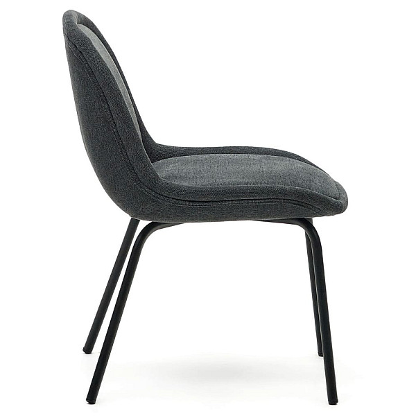 Стул La Forma AIMIN CC6853BF15 Темно-серый ткань синель-3