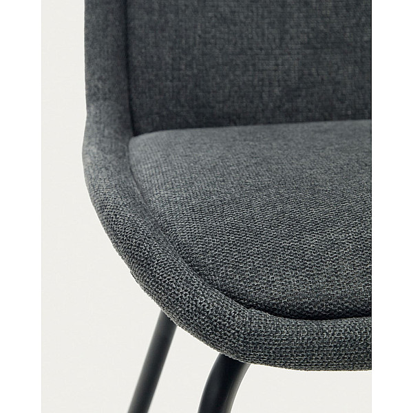Стул La Forma AIMIN CC6853BF15 Темно-серый ткань синель-6