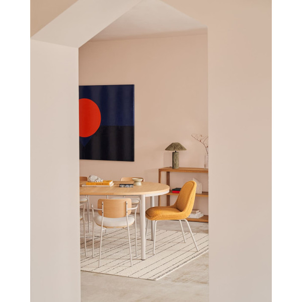 Стілець La Forma AIMIN CC6853J81 Гірчичний букле-2