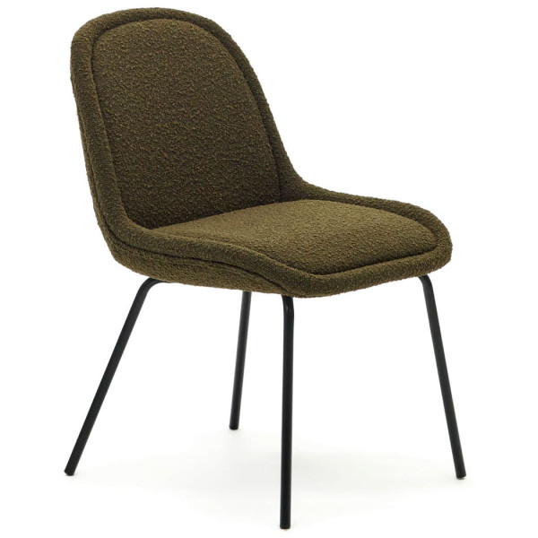 Стул La Forma AIMIN CC6853J19 Зеленый букле-0