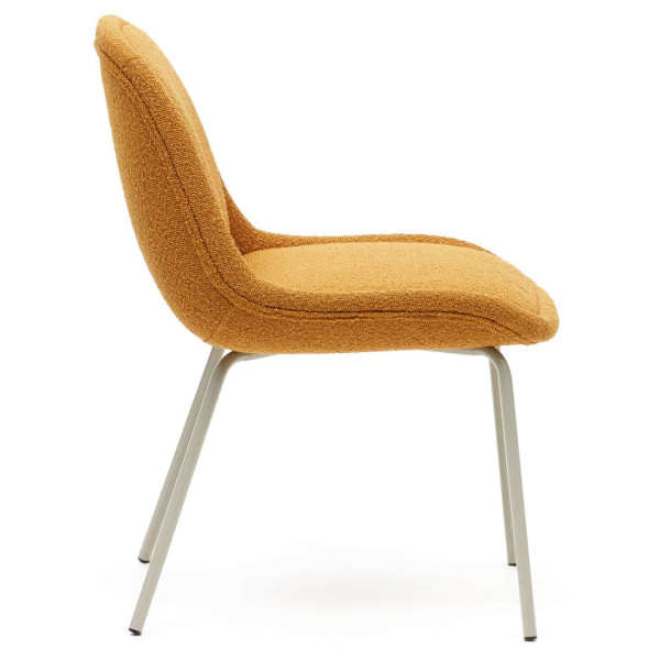 Стілець La Forma AIMIN CC6853J81 Гірчичний букле-5