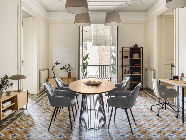 Стул La Forma AMINY CC0253VD03 Серый ткань-5